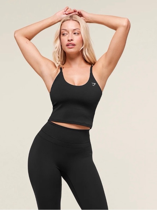 Gymshark Other - Gymshark TRAINING CAMI TANK WITH SHELF, SZ XS, Black